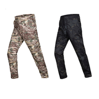 Pantalon cargo en toile pour homme de haute qualité, coupe droite, poids moyen, séchage rapide, multi-poches, tactique, taille mi-haute