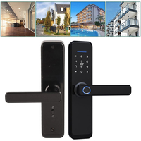 Elock Es242f Auto Cerradura Wifi Hoofddeurslot Palmader Touchscreen Toetsenbord Slimme Elektrische Beveiliging Aluminium Slimme Sloten