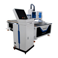 Máquina CNC Router 1325 de 4x8 pies para tallado de madera, DSP NC Studio, motor paso a paso de un solo husillo, alta precisión para fabricación de muebles y puertas