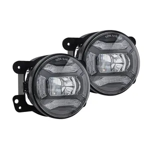 Auto Verlichtingssysteem Voorbumper 4 Inch Mistlamp 30W 12V 4 Inch Led Mistrijverlichting Met Wit Dagrijlicht Voor Jk