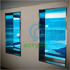 Mur de piscine en acrylique PG, PMMA coulé 80-200mm pour hôtel, <span class=keywords><strong>parc</strong></span> aquatique - Développeur commercial de centres de villégiature GCC SEA - Product Image 6