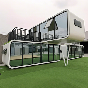 Maison Capsule Moderne Apple Cabin, Structure en Acier, Mini-Maison Préfabriquée pour Boutiques Conteneurs - Product Image 1