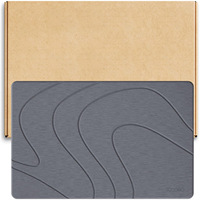 FIGOO [Tapis de bain fonctionnel en pierre] Tapis de massage des pieds en diatomite pour les soins de santé
