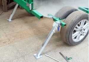 Crics stabilisateurs de remorque à main pliants robustes supportant 1 tonnes support de jambe de <span class=keywords><strong>camping</strong></span>-<span class=keywords><strong>car</strong></span> accessoires rotatifs complets - Product Image 6