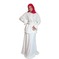 Collection Printemps 2026 : Ensemble Robe Longue Unie à Manches Longues pour Femme avec Traitement Infroissable – Élégant et Confortable