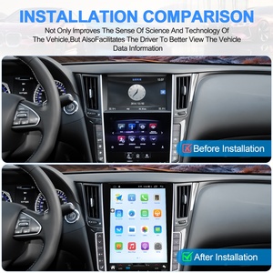 วิทยุติดรถยนต์ Navihua รุ่นใหม่ล่าสุด ขนาด 12.1 นิ้ว ระบบ Android รองรับ Carplay เครื่องเล่นมัลติมีเดียพร้อมระบบนำทาง GPS และ DSP สำหรับรถยนต์ Infiniti Q50L ปี 2015-2019 - Product Image 2