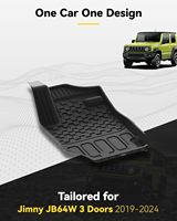 Tapis de sol de voiture sur mesure 3W pour Suzuki Jimny JB64W 2019-2025, toutes saisons, non toxique