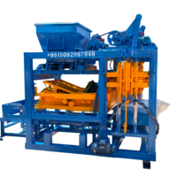 Machine automatique de fabrication de blocs de béton QT4-25 pour les projets de construction africains