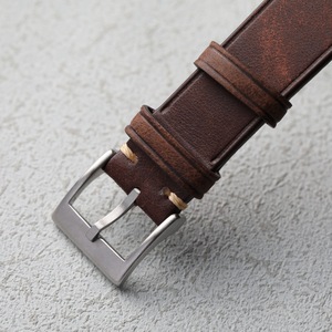 <span class=keywords><strong>Correa</strong></span> de <span class=keywords><strong>reloj</strong></span> de cuero Horween con extremo curvado, <span class=keywords><strong>correa</strong></span> de <span class=keywords><strong>reloj</strong></span> de cuero de 16, 18, 19, 20, 21, 22, 24 mm para Samsung Galaxy Watch 8 - Product Image 4