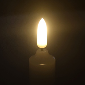 NEW 8inch Plastic Flameless 3D Wick <strong>LED</strong> Taper Candle Stick Swith Remote, Timer, Battery Operated <strong>CandleSticks</strong> for Christmas - Product Image 4