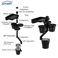 Bloc extenseur pivotant réglable pour siège de voiture, 10 pièces, support de gobelet, Table de voyage, repas, plateau de support