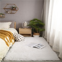 Tapis de chambre en polyester tie-dye, tissé, doux, confortable, moelleux, à poils épais, résistant aux taches, antidérapant, adapté aux animaux domestiques, pour la maison