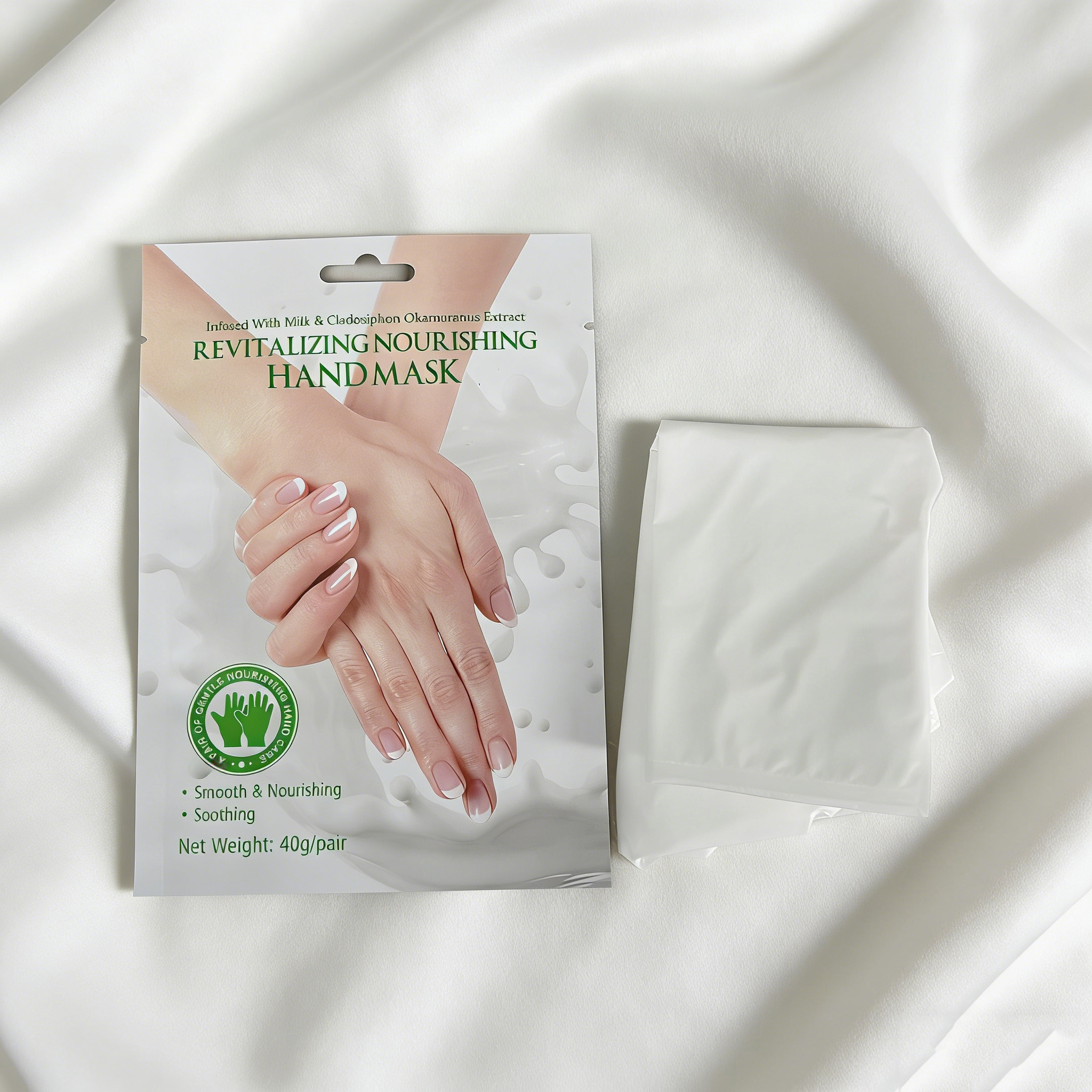 Masque mains hydratant au lait
