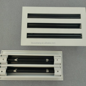 Thiết kế hiện đại vuông nhôm Trần tuyến tính khuếch tán không khí thông gió lưới tản nhiệt Nhà máy cung cấp cho ứng dụng trong nhà bất kỳ khe cắm bất kỳ - Product Image 5