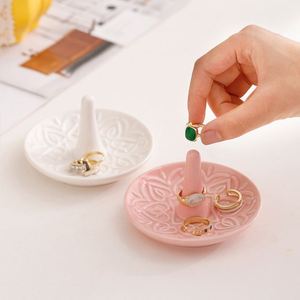 <b>Ceramic</b> <b>Ring</b> Dish, Jewelry Dish Holder, Small Trinket Tray Plate for Earrings <b>Rings</b> Necklaces Keys - Product Image 4