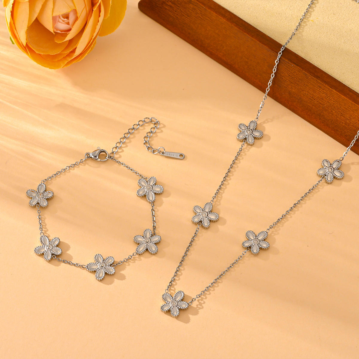 Conjunto de color acero