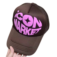 Casquette de camionneur personnalisée de haute qualité 3D avec broderie logo 5 panneaux en maille Casquette de camionneur imprimée pour hommes et femmes Casquette de camionneur en mousse
