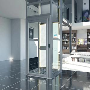 Ascensor Residencial Moderno de 2 Pisos, Elevador Doméstico Pequeño con Tracción y Accionamiento AC sin Engranajes, Mini Ascensor <span class=keywords><strong>para</strong></span> Villas a Precio Económico - Product Image 1