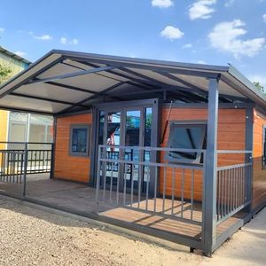 Tùy Chỉnh 20ft Sang Trọng Thoải Mái Biệt Thự Đúc Sẵn Modular Có Thể Tháo Rời Có Thể Tháo Rời Bánh Sandwich Bảng Điều Chỉnh Container Nhà Cho Khách Sạn Sử Dụng - Product Image 2