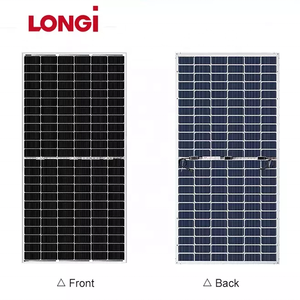 Panneaux solaires bifaciaux Longi Hi MO 5 550W à <span class=keywords><strong>prix</strong></span> d'usine, demi-cellules 555W 535W 540W 545W, mono PV solaire pour système solaire - Product Image 3