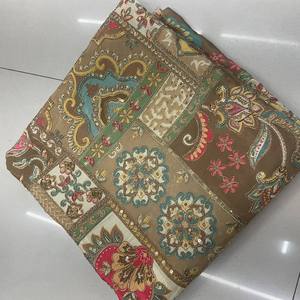 Tela Chinon con Estampado de Diseño Exclusivo |   Tela Étnica Ligera de Primera Calidad para Lehenga, Saree, Blusa e Indo-Occidental - Product Image 3