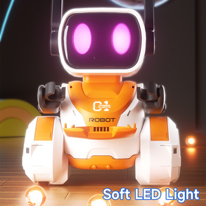 Regalo di compleanno per bambini giocattoli Robot intelligenti elettrici gioco interattivo 2.4ghz telecomando piccolo a infrarossi Tracking Robot con luce - Product Image 4