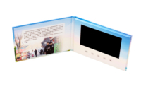 Livre Numérique Personnalisé TFT LCD Écran 4.3 "5" 7 "10" Brochure Vidéo Papier Voeux Cadeau Invitation Carte de Visite Ange Musique