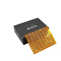 Étiquette NFC FPC, étiquette LED clignotante, HF 13,56 MHz, mini étiquette LED, étiquette RFID, étiquette tactile pour téléphone et autocollant pour l'encodage d'URL de site Web