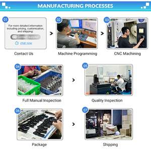 เครื่องกลึงและกัดอลูมิเนียมและชิ้นส่วนโลหะสแตนเลส CNC ออกแบบมาสำหรับชิ้นส่วนโดรน UAV เชิงพาณิชย์ตามสั่ง - Product Image 3