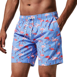 Short de bain personnalisé imprimé animal pour hommes, coupe ajustée, maillot de bain de 7 pouces à séchage rapide, maillots de bain avec doublure en maille, vêtements de plage, pantalons - Product Image 1