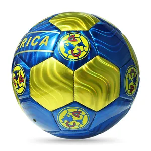 फैशन पीवीसी लेजर सामग्री मशीन सिले पेशेवर विरोधी विस्फोट फुटबॉल फुटबॉल प्रशिक्षण गेंदों आकार 5 4 3