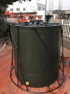 Pvc Water Tank Water Tank 10000 Litre Waterproof No Leak Durable For Outdoor Coated Fabric