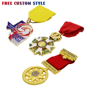 Medalla de recuerdo personalizada de diseño de alta calidad, logotipo de Metal personalizado gratis, letra 3D Crown Lord Award, Medalla - Product Image 2