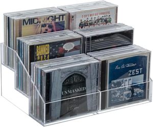 3 Tier hiện đại cao cấp rõ ràng Acrylic tầng lưu trữ CD giá - Product Image 6