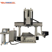 Machine de gravure sur bois CNC automatique 5 axes à bas prix en Chine avec système rotatif 1325 1530 ATC CNC