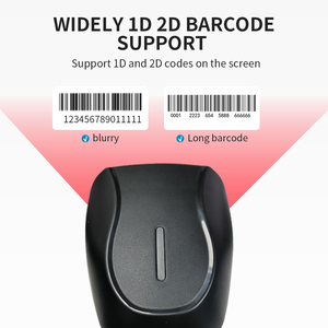 Escáner de Código de Barras Inalámbrico con Interfaz USB, Escaneo Rápido <span class=keywords><strong>EAN13</strong></span>, Lector de Código de Barras Largo, Disponible en Stock para Tiendas, Supermercados y Almacenes - Product Image 5