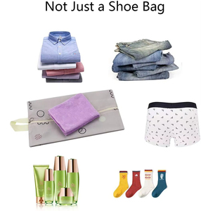 Borse Porta Scarpe Pieghevoli in Nylon Personalizzabili Greatbags, Riutilizzabili, Impermeabili, Portatili con Cerniera e Manico per Uomo e Donna - Product Image 5