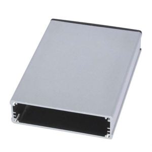 Silver Aluminum Alloy Heat Sink <b>Enclosure</b> Industrial Anodized Surface Customizable PCB Board Terminal Block IP54 Rated OEM/ODM - Product Image 4