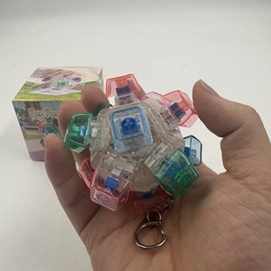 Cubo Esférico de Plástico Antiestrés, Gadget Colorido para Apretar, Colgante, Llavero, Juguete de Descompresión con Diseño Luminoso - Product Image 4