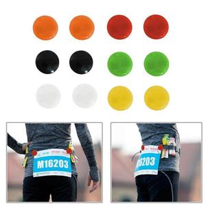 Porte-dossards magnétiques Marathon pour la course à pied, clips de fixation avec ceinture à numéro et boucle en tissu, accessoires pour le <span class=keywords><strong>triathlon</strong></span>, la course à pied et le cyclisme - Product Image 6