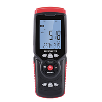 Gt8907 Anémomètre numérique de haute précision Testeur de volume d'air Température du vent Direction du vent Instrument de mesure du niveau du vent
