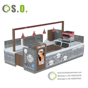 Conception d'intérieur de café de haute qualité, conception 3D, <span class=keywords><strong>boutique</strong></span> de crème glacée intérieure, remorque / kiosque de vente au détail unique pour la restauration rapide - Product Image 2
