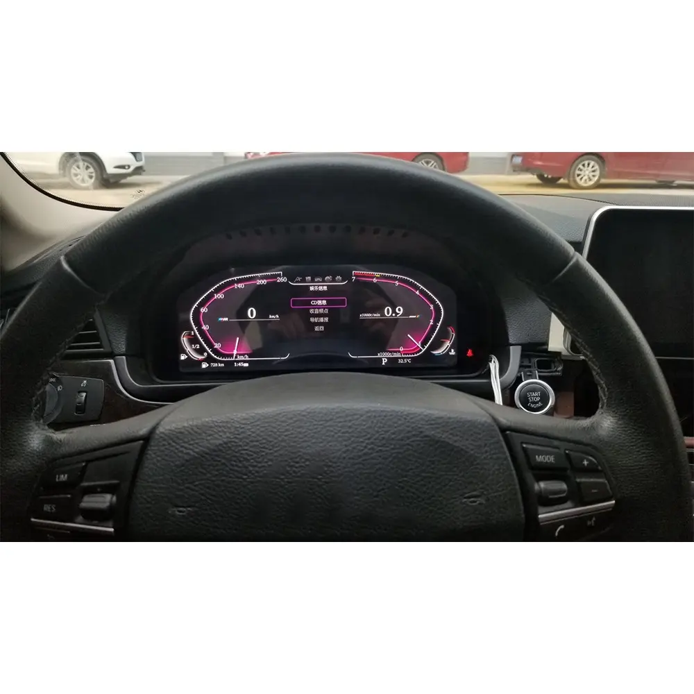 سيارة شاشة الكريستال السائل شاشة لوحة بكسل استبدال ل BMW 5 سلسلة F10 F11 5GT F07 2009-2016 الرقمية العنقودية الظاهري قمرة القيادة