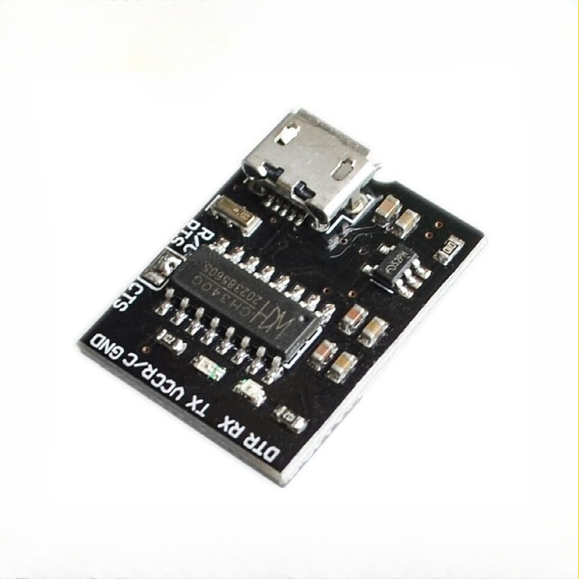 CH340G USB to TTL module to serial port, download cable MICRO interface, support 3.3V 5V blackboard