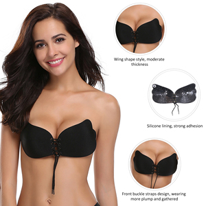 Nuovo Design <span class=keywords><strong>Reggiseno</strong></span> Adesivo in Silicone da Donna Coppa E Alta Qualità Confezione Gratuita 6 Colori Sexy <span class=keywords><strong>Senza</strong></span> Spalline <span class=keywords><strong>Push</strong></span>-<span class=keywords><strong>Up</strong></span> - Product Image 2