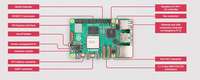 New Raspberry Pi 5 Model B 4GB 8GB RAM Dual Band WIFI Support POE Raspberry Pi 5