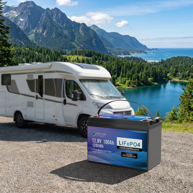 Group 31 LiFePO4 Lithium Battery Weight Reduction Leak-Proof&Maintenance Free Long Lifespan for RV Motorhome Camper Van Upgrade