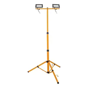 Luldex 50W Cool White LED Outdoor <b>Lighting</b> <b>Tripod</b> with 2 Reflectors, Waterproof IP65, 127/220V AC Powered, Mountable <b>for</b> Camping - Product Image 5