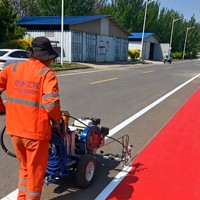 Máquina de Señalización Vial Autopropulsada de Alta Calidad con Bomba Hidráulica sin Aire para Pintar Líneas de Tráfico y Demarcación de Calles