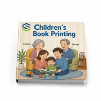 Livre pour enfants personnalisé à couverture rigide, pages en carton, couleur intégrale, histoire pour bébé, images, reliure parfaite, plastification, impression offset